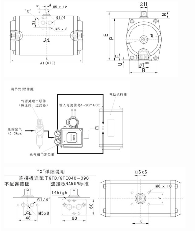 GT型氣動執(zhí)行機(jī)構(gòu)